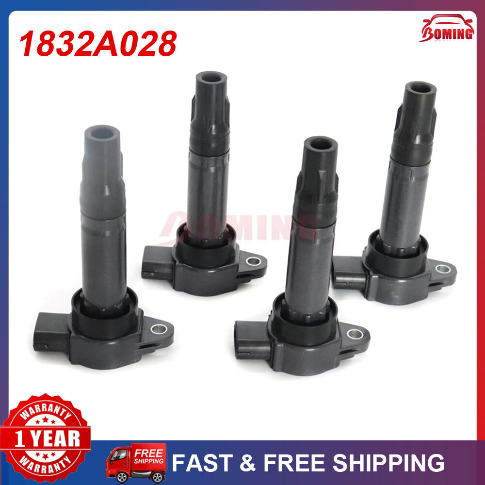 4Pcs for Smart 451 Fortwo Coupe Cabrio 1.0 Ignition Coil 1832A028 1321580003