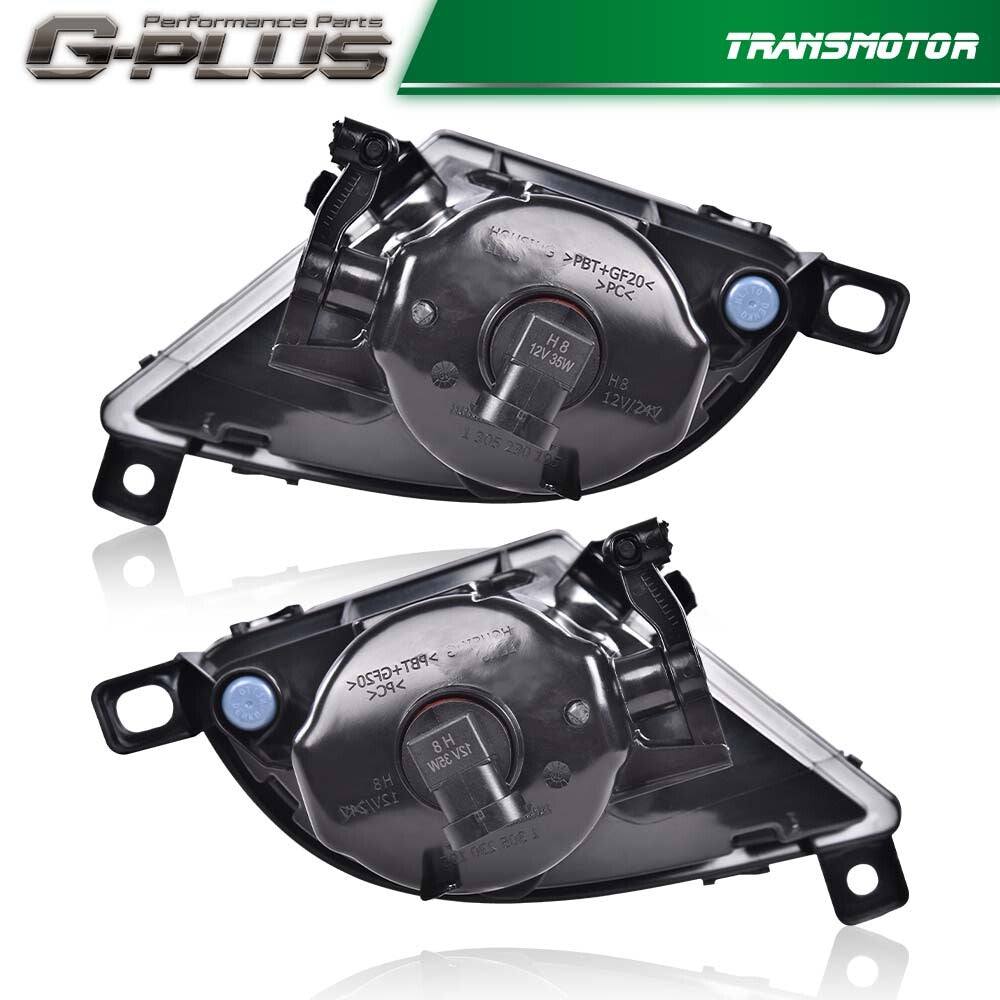Clear Fog Lights fit for 2008 - 2010 5 E60 E61 Driving Lights with Bulbs - v
