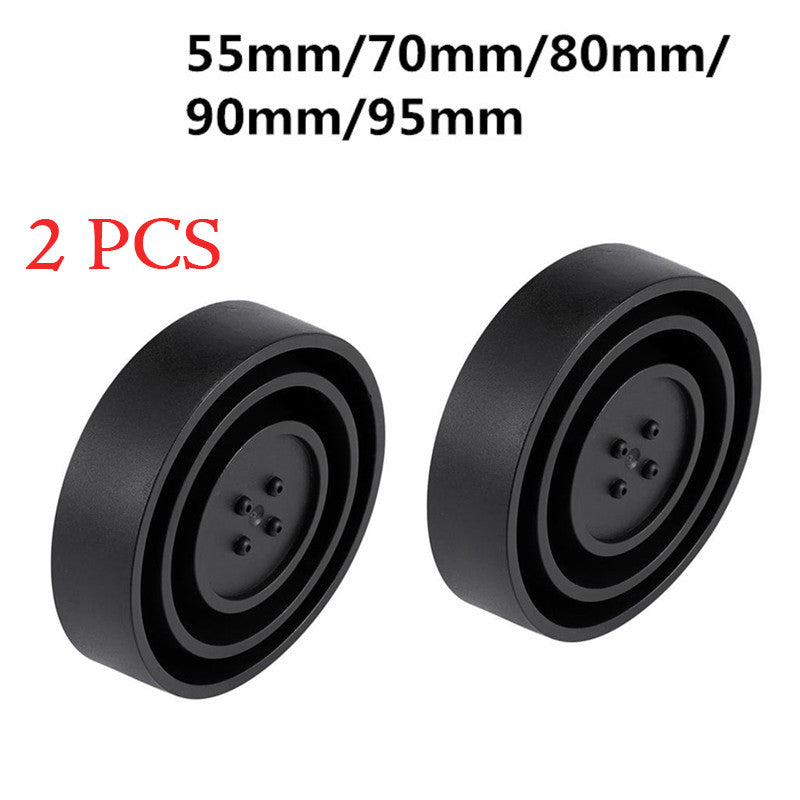 2-Piece Universal Sealing Cap Dust Cover, Available in 5 Sizes, Suitable for Automotive Headlights, LED, and HID Light Kits n