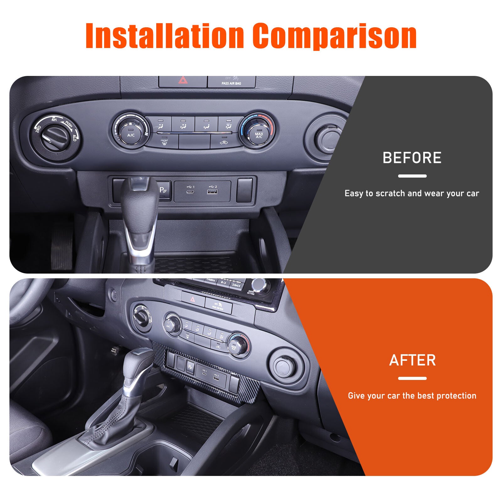 Oak grain car seatbelt trim protector for Land Rover for Defender 110 2020 - 2022- v