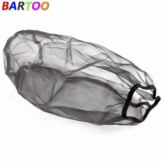 Black New Flow Cylindrical Inflow Air Filter Guard Dust Cover Cloth Long Style Q
