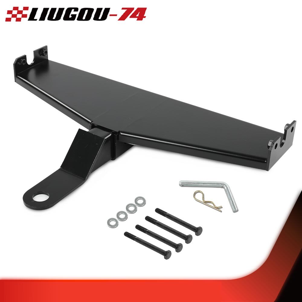 Fits 2004+ Club Car Precedent for Golf Cart Trailer Hitch Bumper Receiver - v