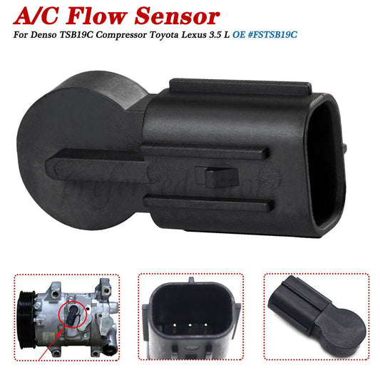 The TSB19C compressor air conditioning flow sensor is suitable for Toyota for Camry , Siena, and for Lexus ES350 3.5L. Q