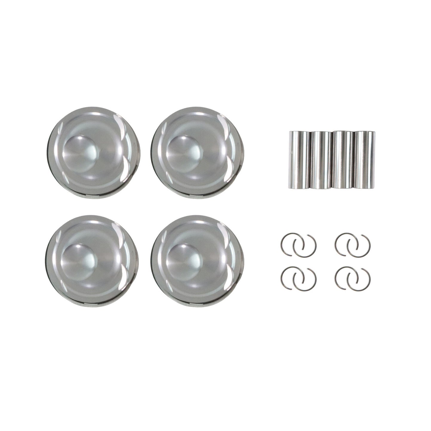 4-Piece Piston and Ring Kit for Focus for Mustang for Lincoln MKC 15-19 2.3L EJ7Z6108E-