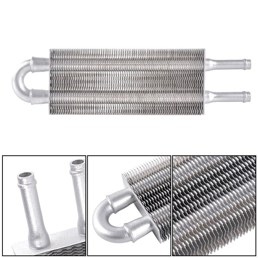 2 Rows Universal Aluminum Remote Transmission Oil Cool Radiator Converter Kit Q