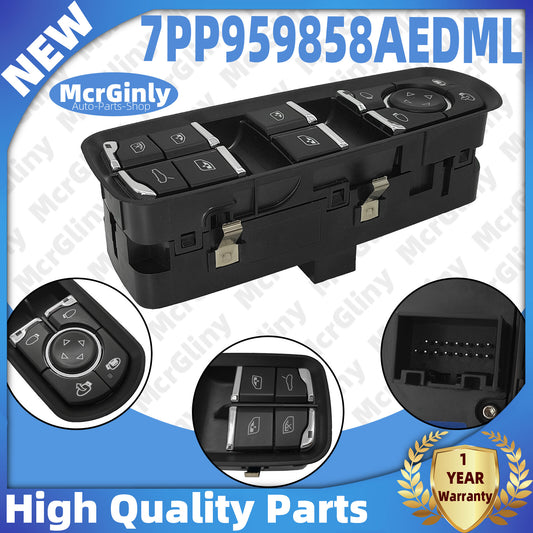 Master Power Window Switch 7PP959858AGDML for Macan, for Panamera , for Cayenne n