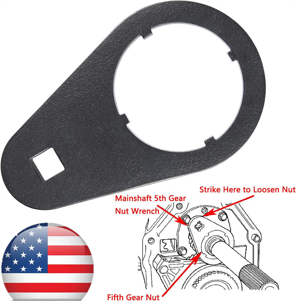 1x Manual Transmission 1/2 Drive Mainshaft 5th Gear Nut Wrench for Dodge NV4500 Q