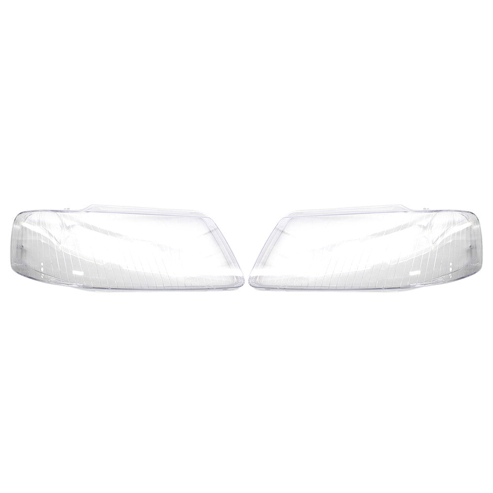 1 Pair TransparentCar Headlight Headlamp Lens Cover for Audi A3 2001-2003