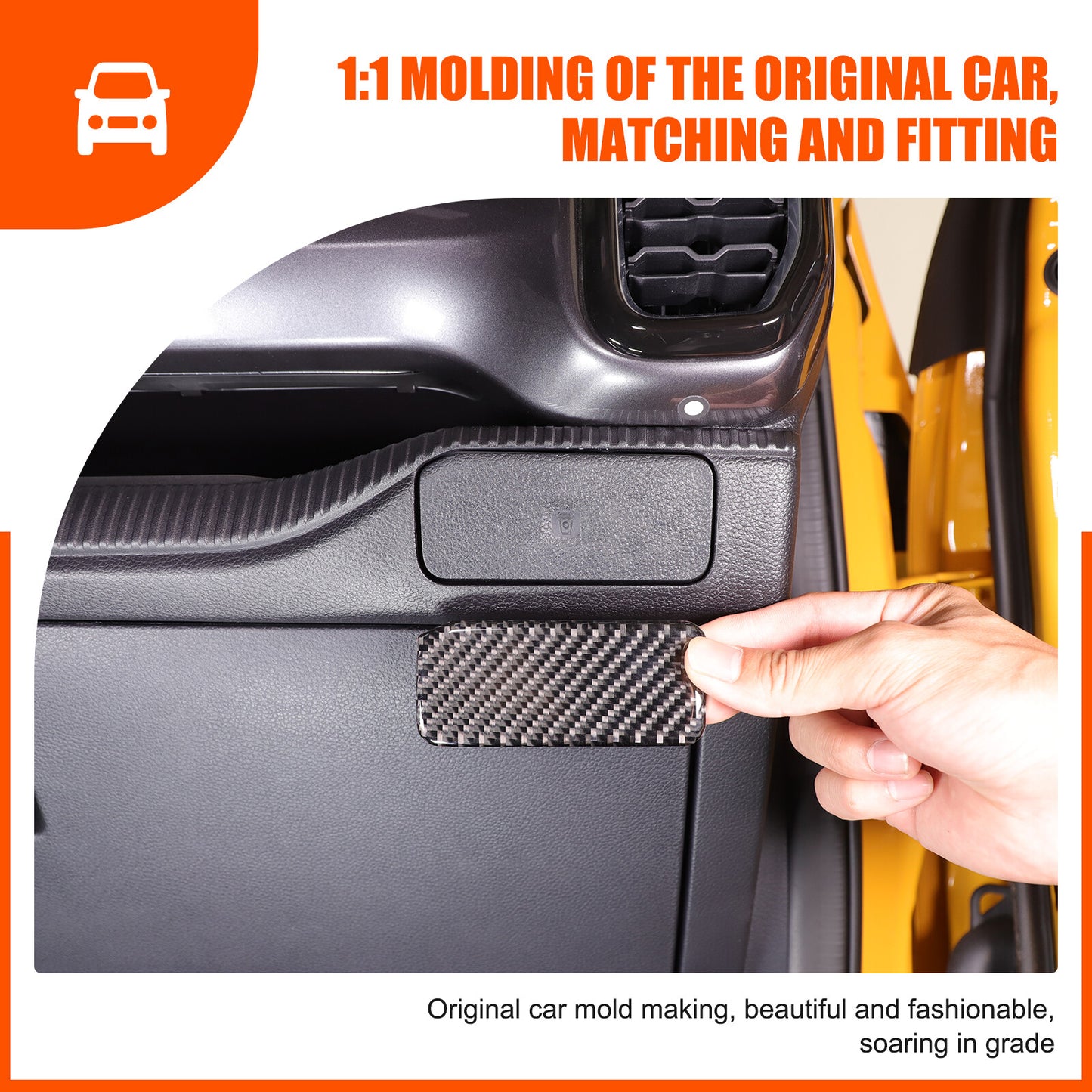 Passenger concealed cup holder switch sticker for Ranger 2023-24 n