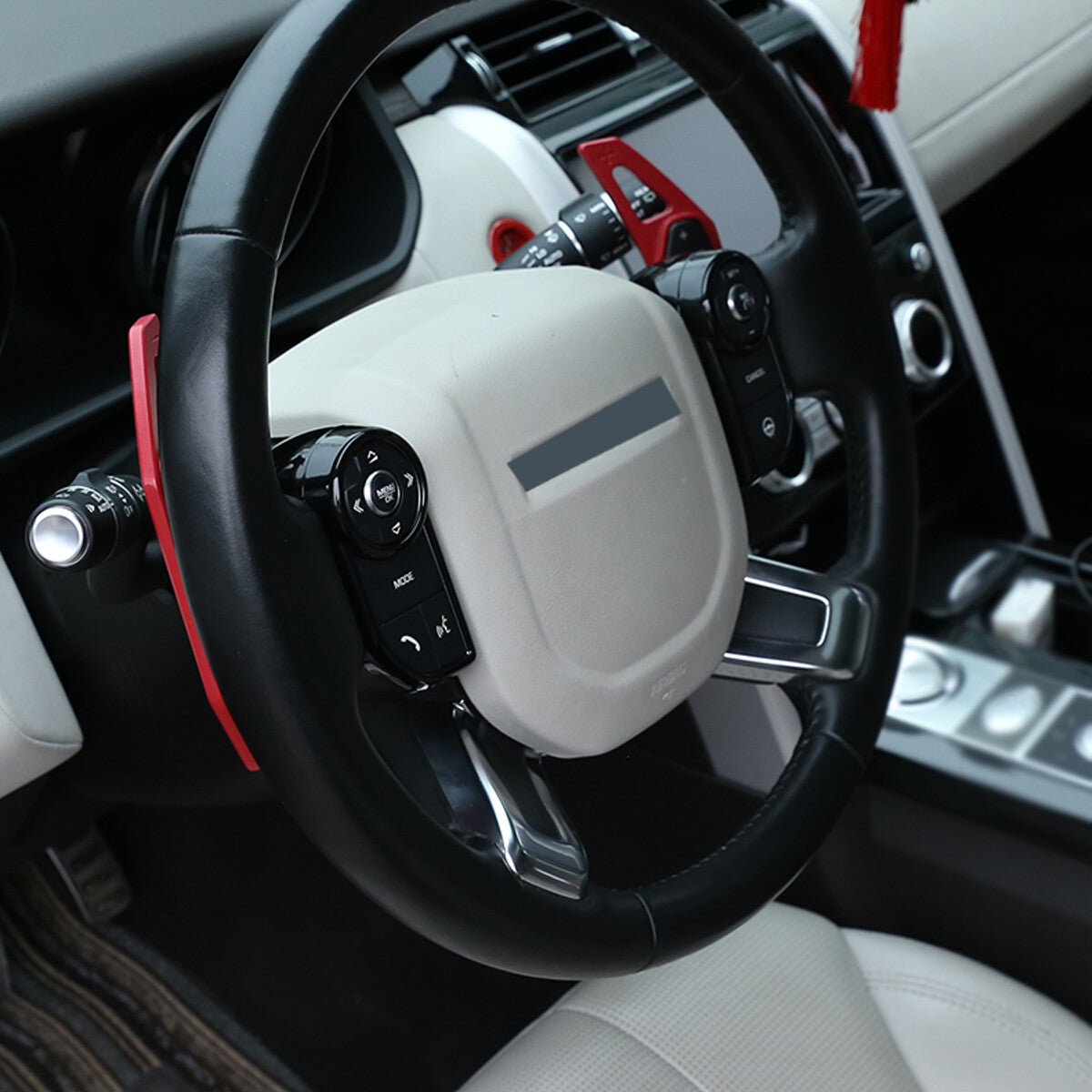 Glossy black steering wheel button cover for Range Rover Sport/Vogue 13-17 LR5- n