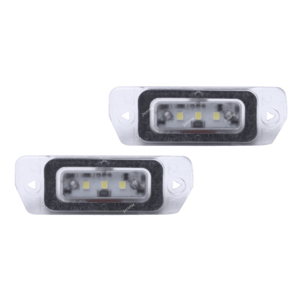 Pair LED Car License Plate Light for Mercedes for Benz ML R-Class W251 W164 2005-12 Q