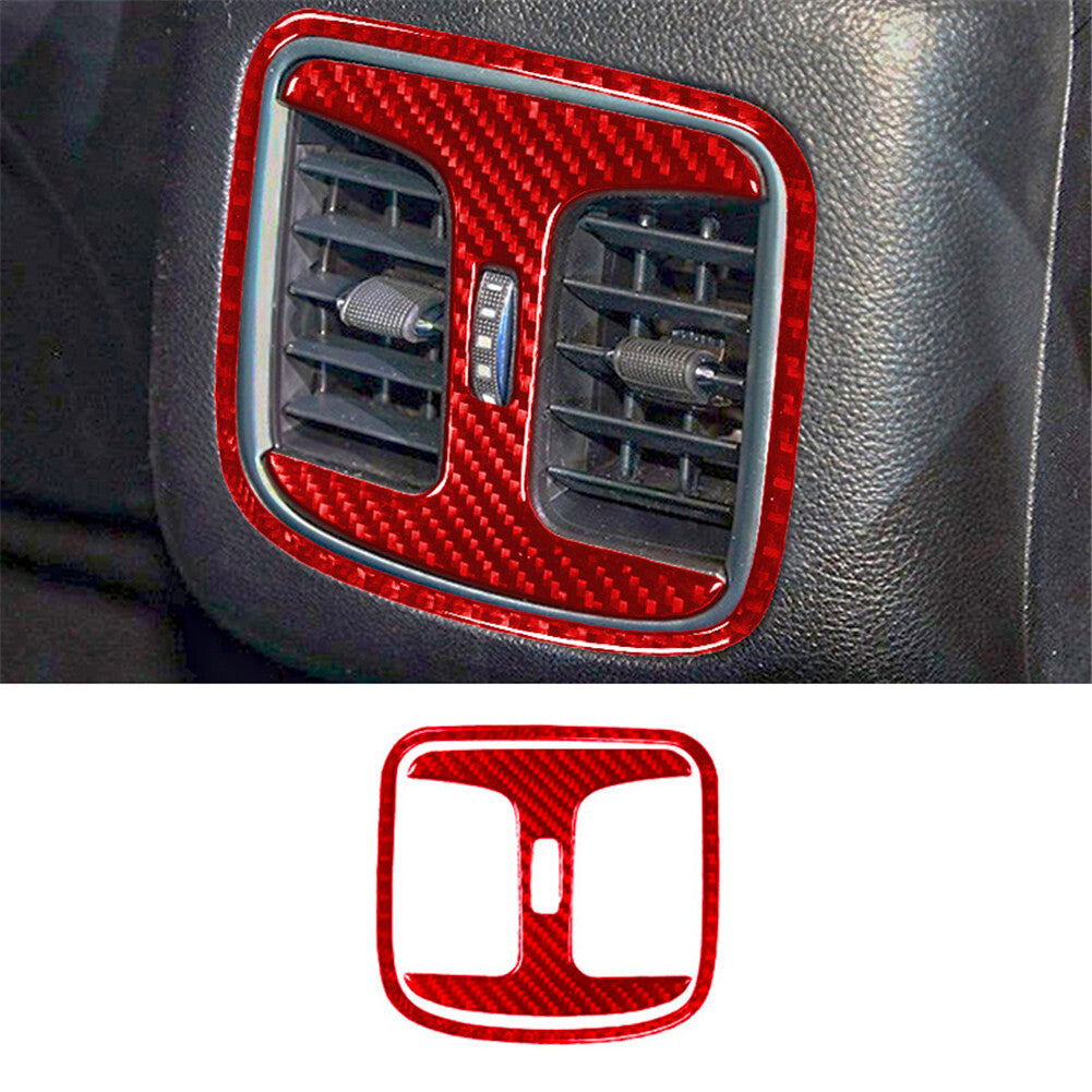 Carbon Fiber Interior Dashboard Panel Cover Trim for Dodge Charger 2011-2014 v