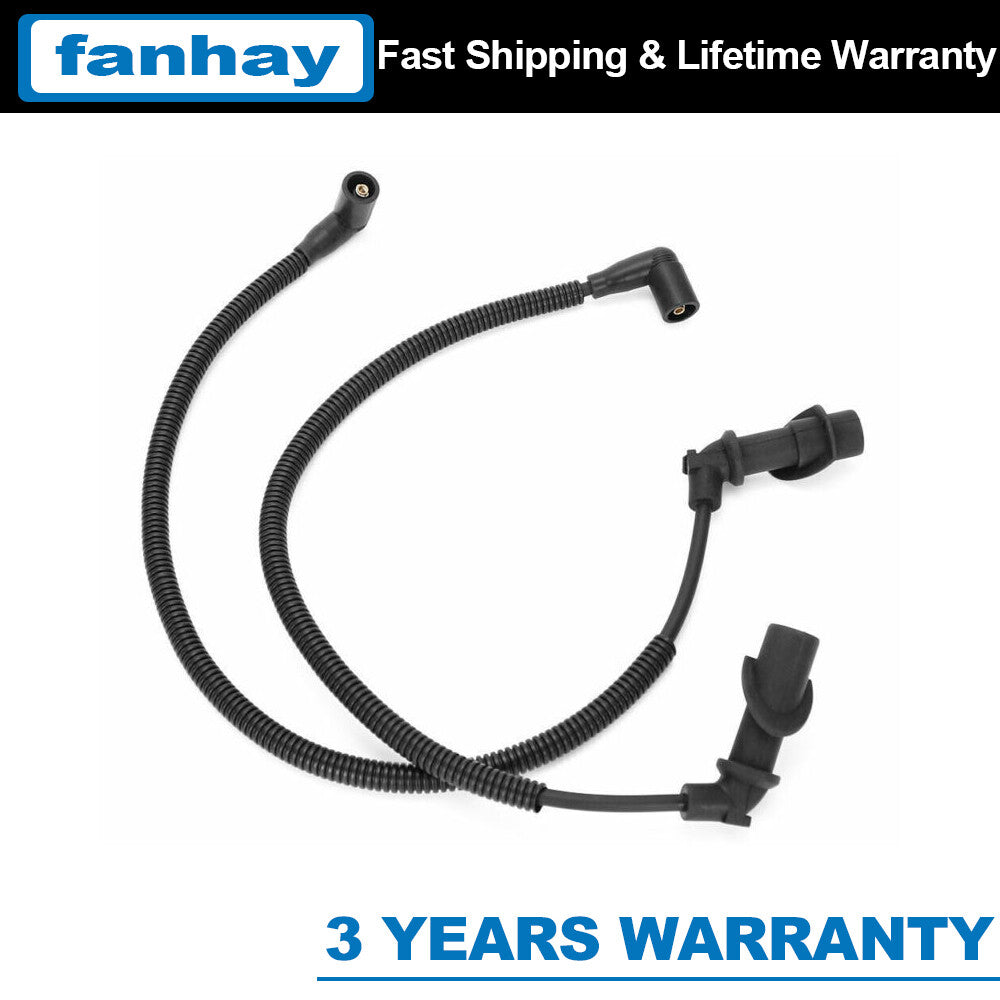 2xfor Polaris Sportsman Ranger RZR 700 800 Ignition Coil Spark Plug Wire 4012439 Q