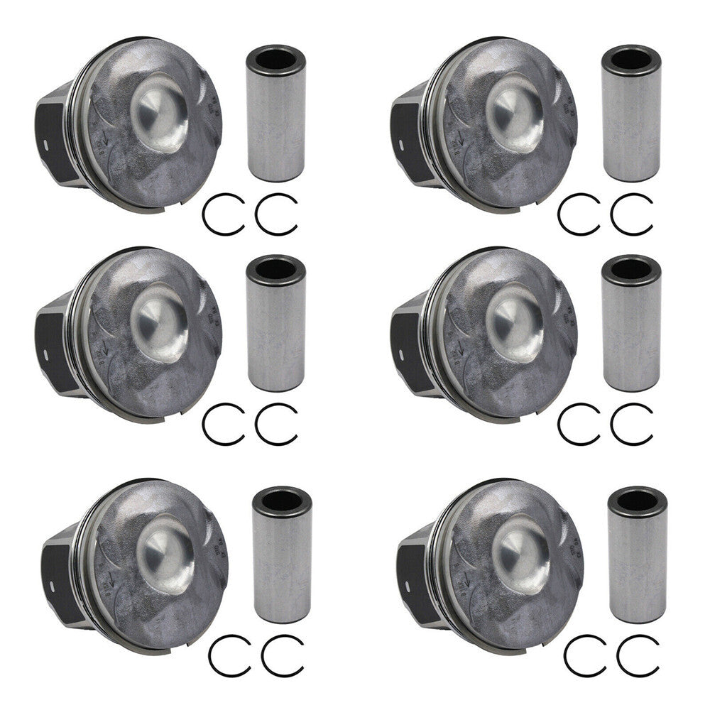 6Pcs Engine Piston Rings LR062617 for Jaguar F-Pace XE for Land Rover Discovery 3.0L