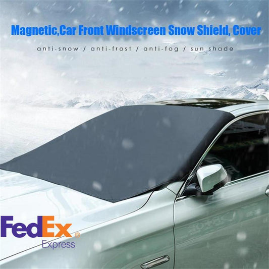 Car Windshield Summer UV rays Sunshade Winter Snow Ice Guard Protector Magnetic Q