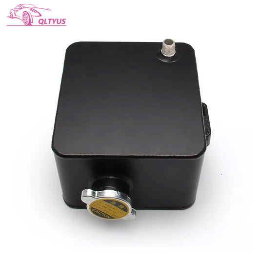 2.5L Aluminum Polished Radiator Coolant Overflow Reservoir Tank Bottle