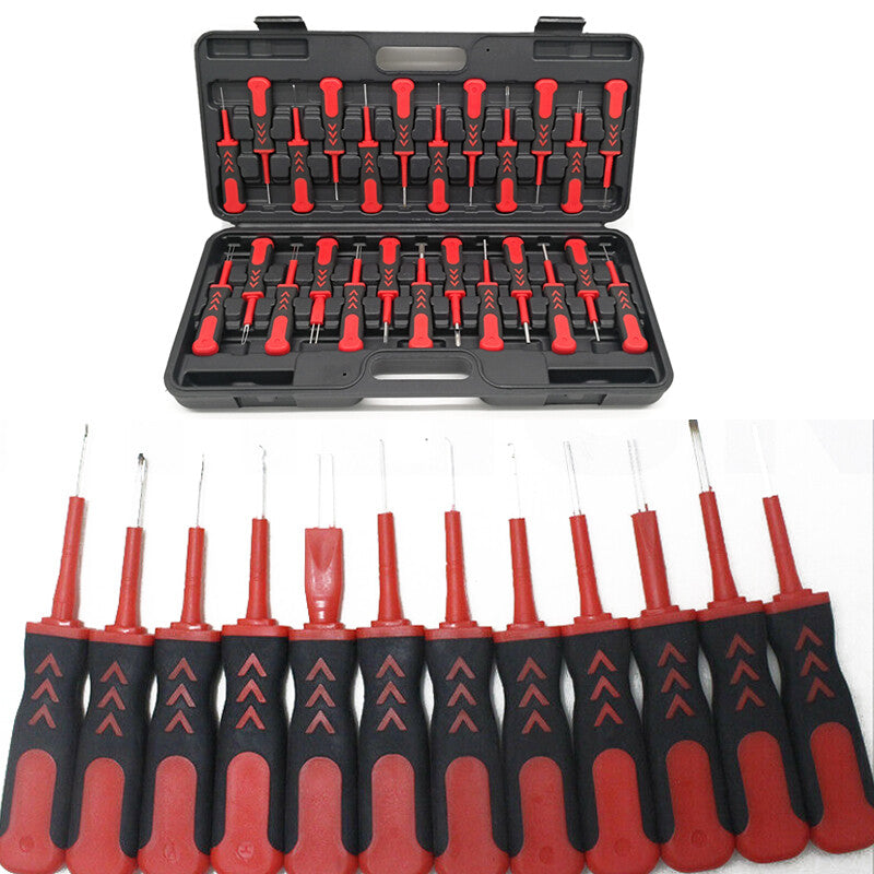 25x Automotive and Motorcycle Crimped Terminal Cable Connector Pin Puller Removal Tool - n