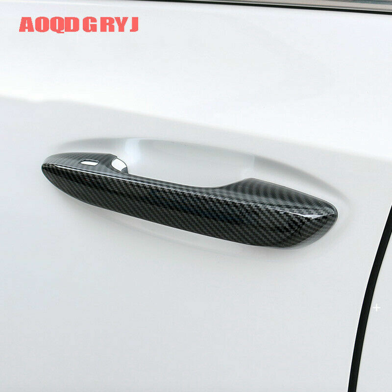 Carbon Fiber Door Handle Moulding Covers Trim for Lexus ES350 300h 250 2019-2022