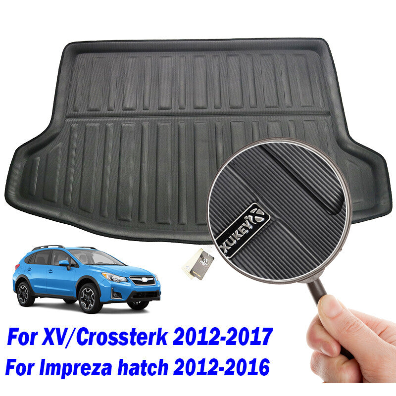 Cargo Boot Liner Mat Trunk Floor Tray Carpet for Subaru XV Impreza 2012- 2017 Q