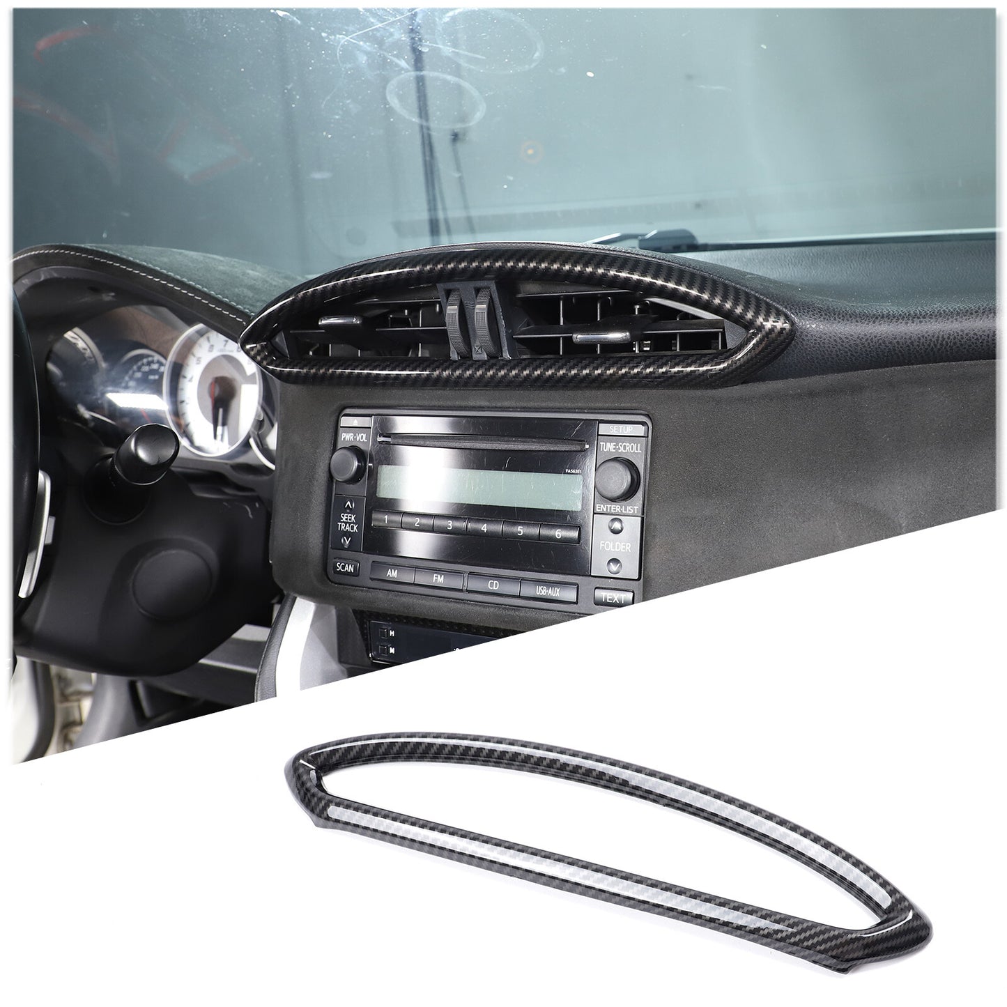 Interior Dashboard Console Navigation Cover Trim for Explorer 2011-15- v