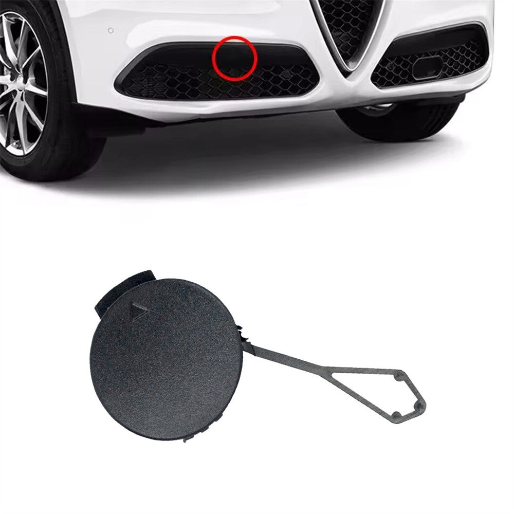 Right Front Bumper Towing Hook Eye Cover Cap Lid for Alfa Romeo Stelvio 2017-23 Q