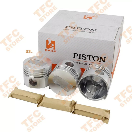 3 Sets STD Piston S3L S3L2 for Mitsubishi Engine New
