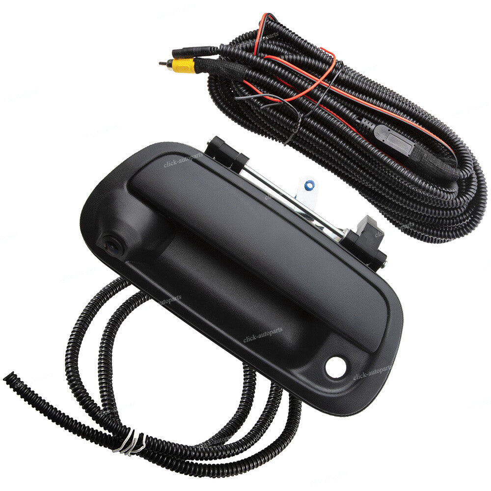 for Toyota Tundra 2000-2006 Black Rear Tailgate Handle with Backup Camera