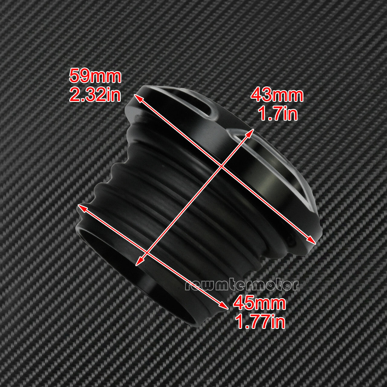 CNC Cut Vented Gas Cap Fuel Tank Right-hand Thread Fit for Harley Dyna Softail Q