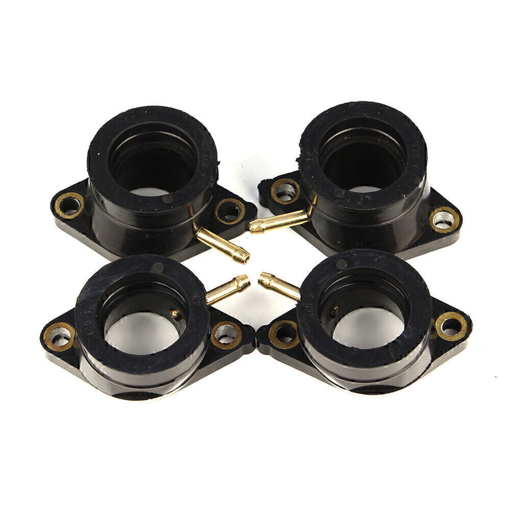 Carb Carburetor Intake Flange Boot Set for Yamaha XJ550 Maxim XJ550R Seca 81-83 Q