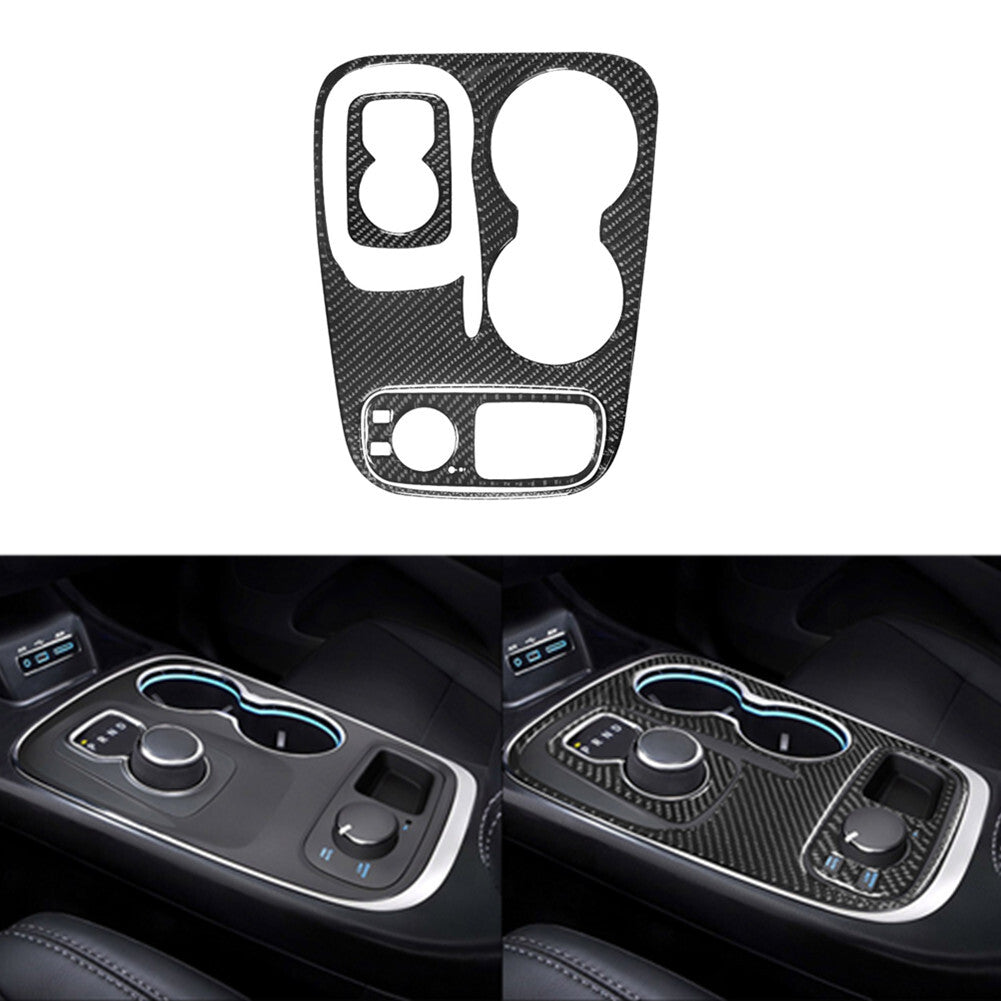 For Tacoma 2012-2015 4Pcs Central Control Trim Cover Type-A Carbon Fiber v