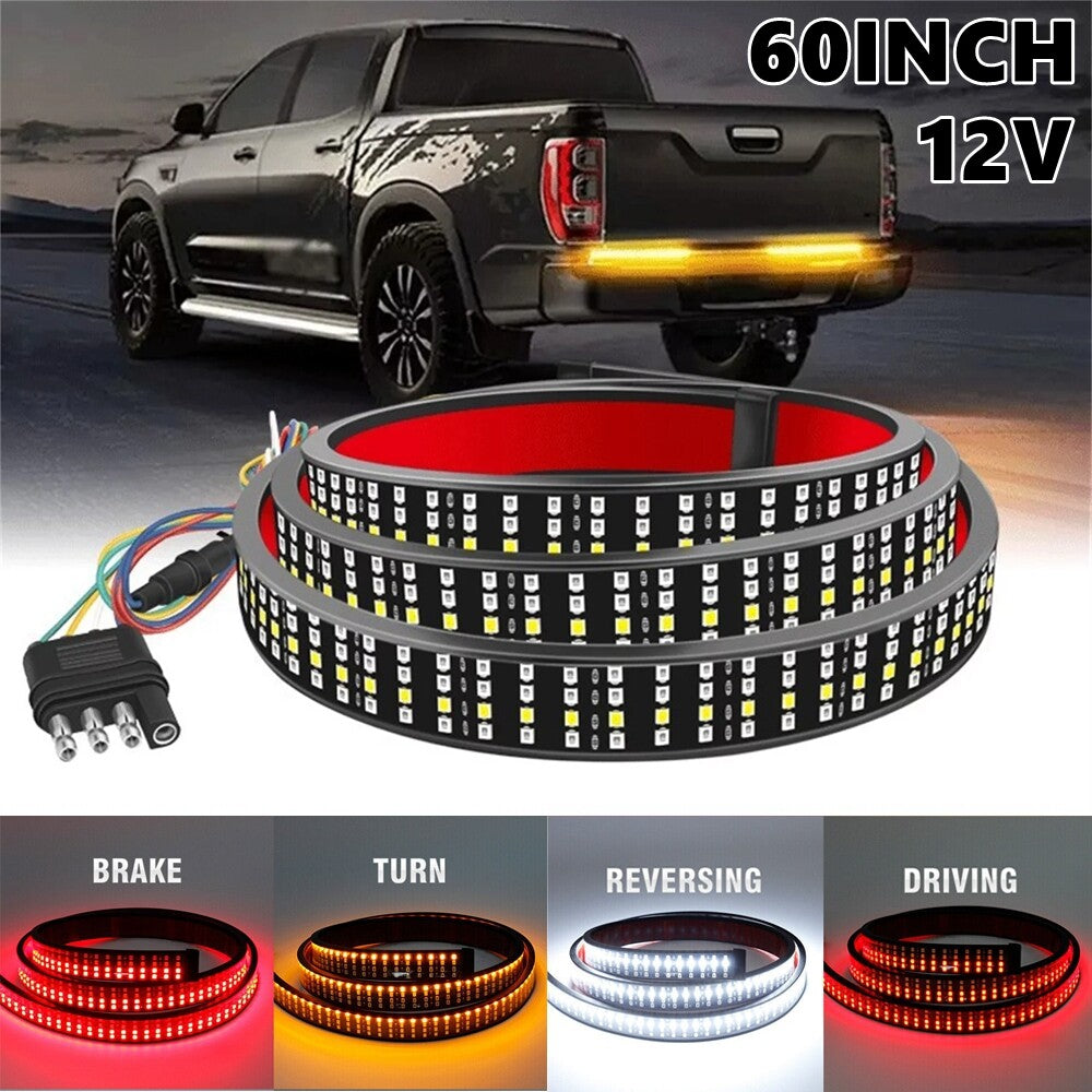 60 Inch 4 Row 624 Led for Truck Bar Tailgate Light Bar Reverse Brake Signal Tail Light - v
