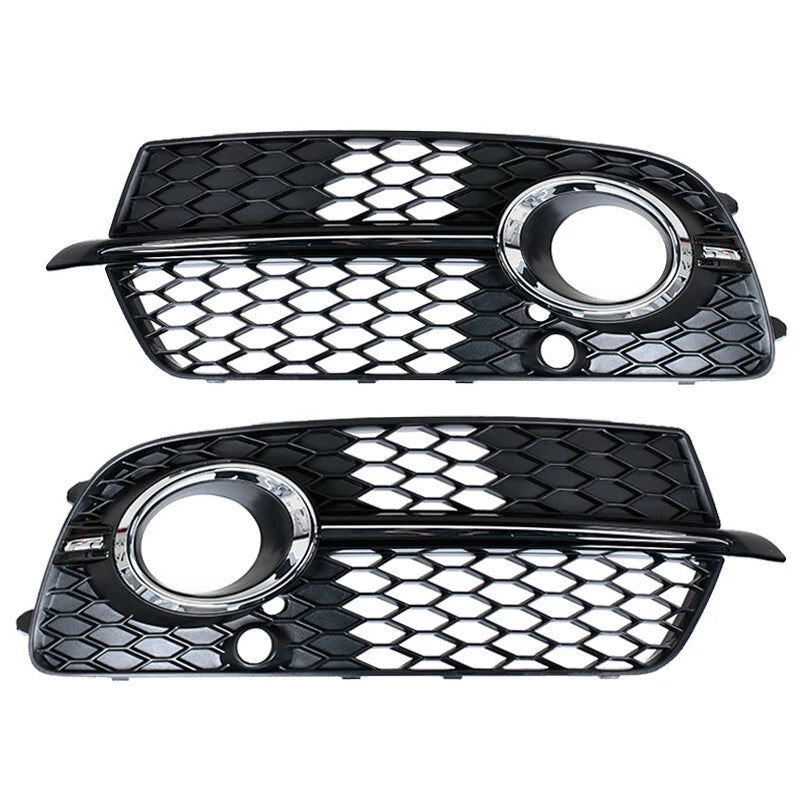 Fog light grille cover, fog light frame grille, suitable for Audi Q5 Sport S-line 2013-2017.