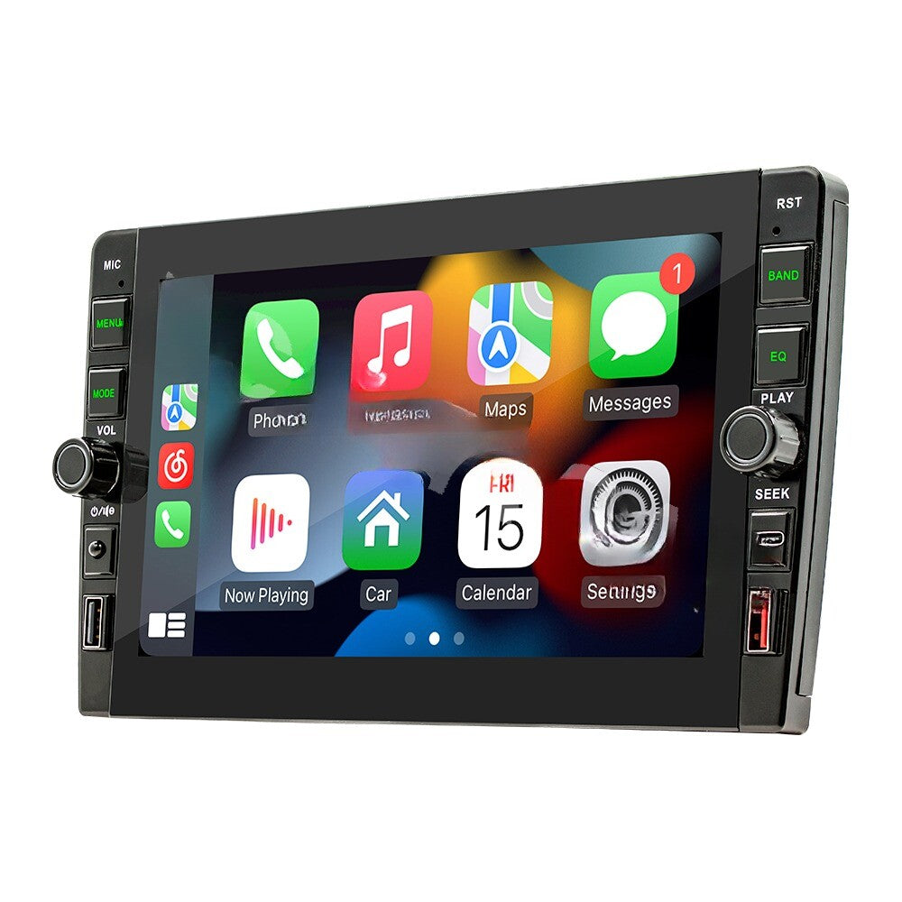 8in Car Stereo Android-12 2-Din Radio GPS Navi WiFi BT For Carplay Android Auto n