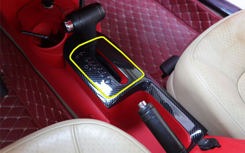 ABS Carbon Fiber Central Console Gear Shift Panel Trim for VW Beetle 2004-2006 b n