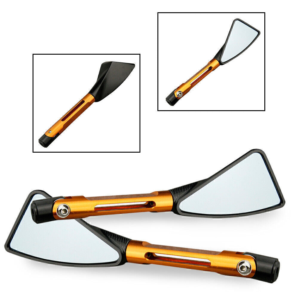 for Suzuki GSXR 600 750 1000 GSF Rearview Side Mirrors Left & Right CNC Aluminum