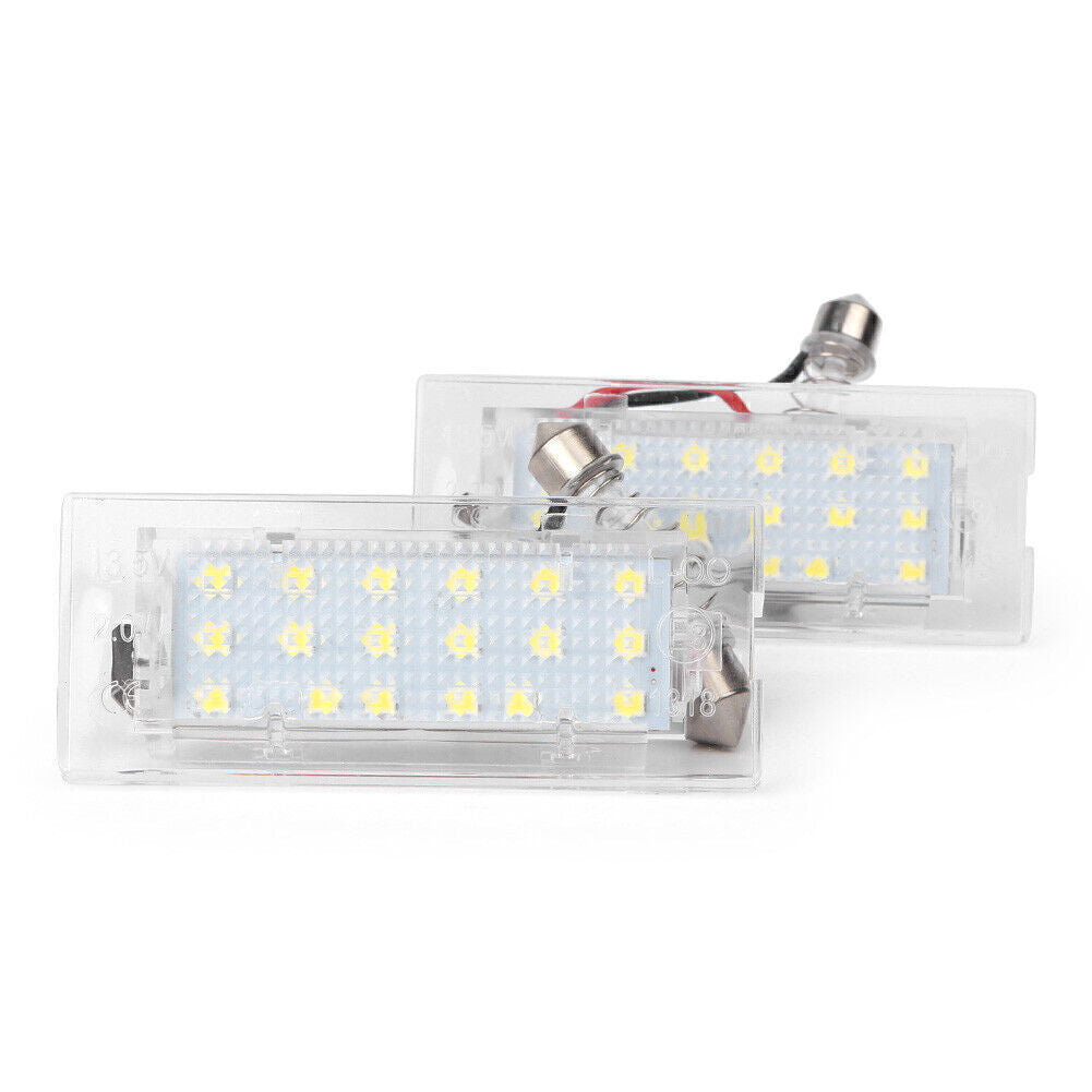 Pair Error LED Number License Plate Lights Fit for BMW X5 E53 X3 E83 03-09 Q