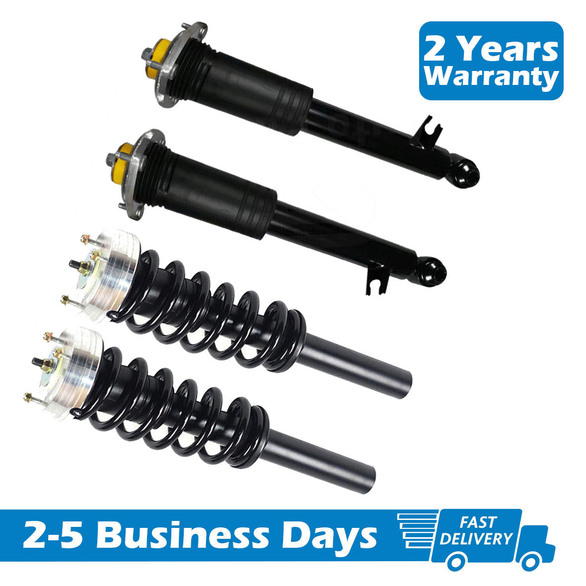 4-piece front and rear shock absorber strut assembly (no EDC) suitable for BMW X5, X6, E70, E71 (2007-2014)