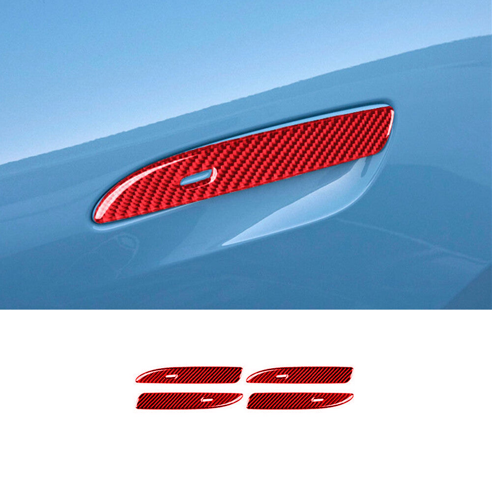 Red For Highlander 2008-13 Center Console Cup Holder Lid Trim Cover Panel v