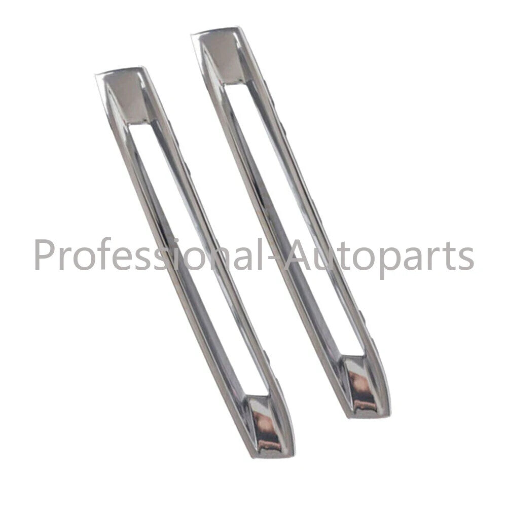 1Pair Front Left&Right Fog Light Cover Chrome Trim Fit for Benz X166 GL 13-2016