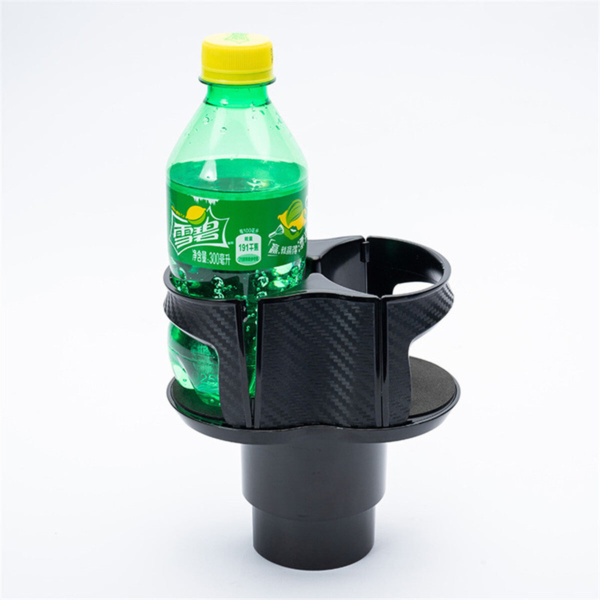 Double Cup Holder Car Center Console Mount Drinking Bottle Organizer Tidying
