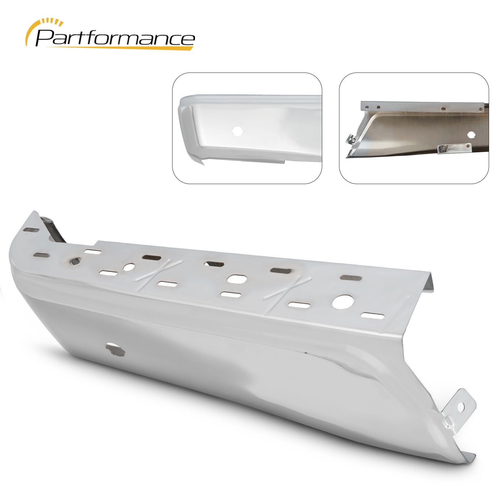Rear Bumper Noodle End Cap with Sensor Hole Driver Side for 2015 - 2020 for F150 - v