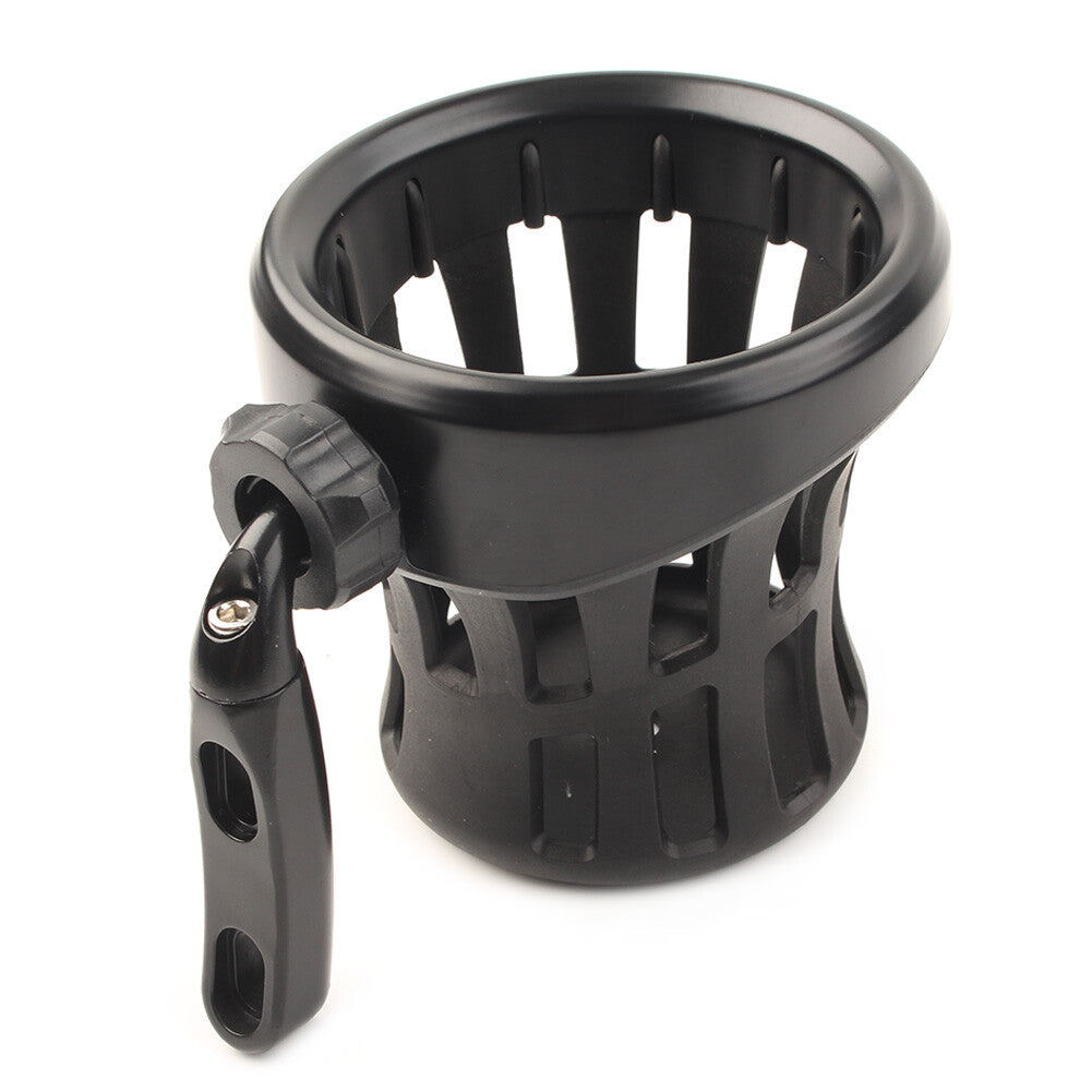 Handlebar Cup Holder Drink W/ Mesh Basket Mount Universal for Harley Davidson Q