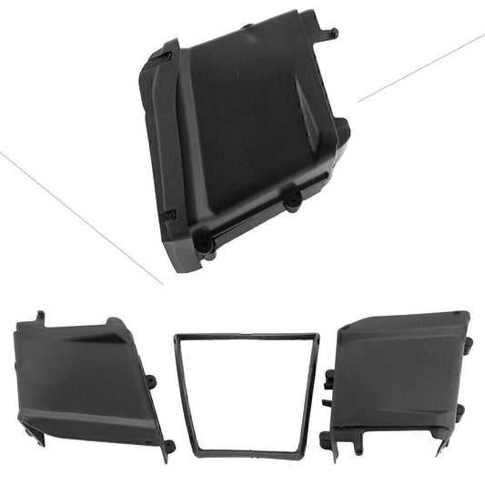 Black for Ram Air Intake Tube Duct Set for Yamaha YZF R6 2006-2007 Plastic