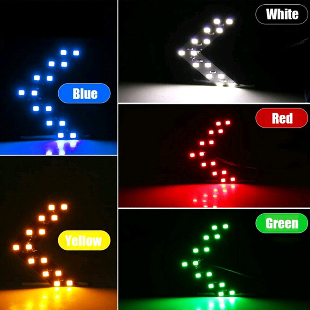 2x Car Auto Side Rear View Mirror 14-SMD LED Lamp Turn Signal Light Accessories
