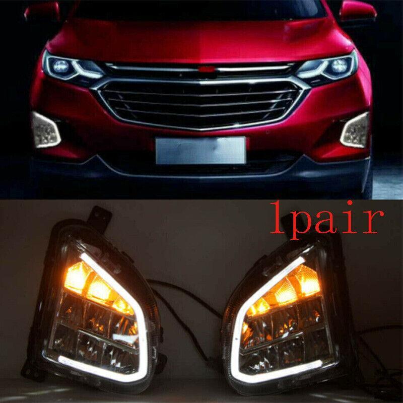 Car for Chevrolet Equinox 2018 -2020 Daytime Running Light LED Front fog lamp