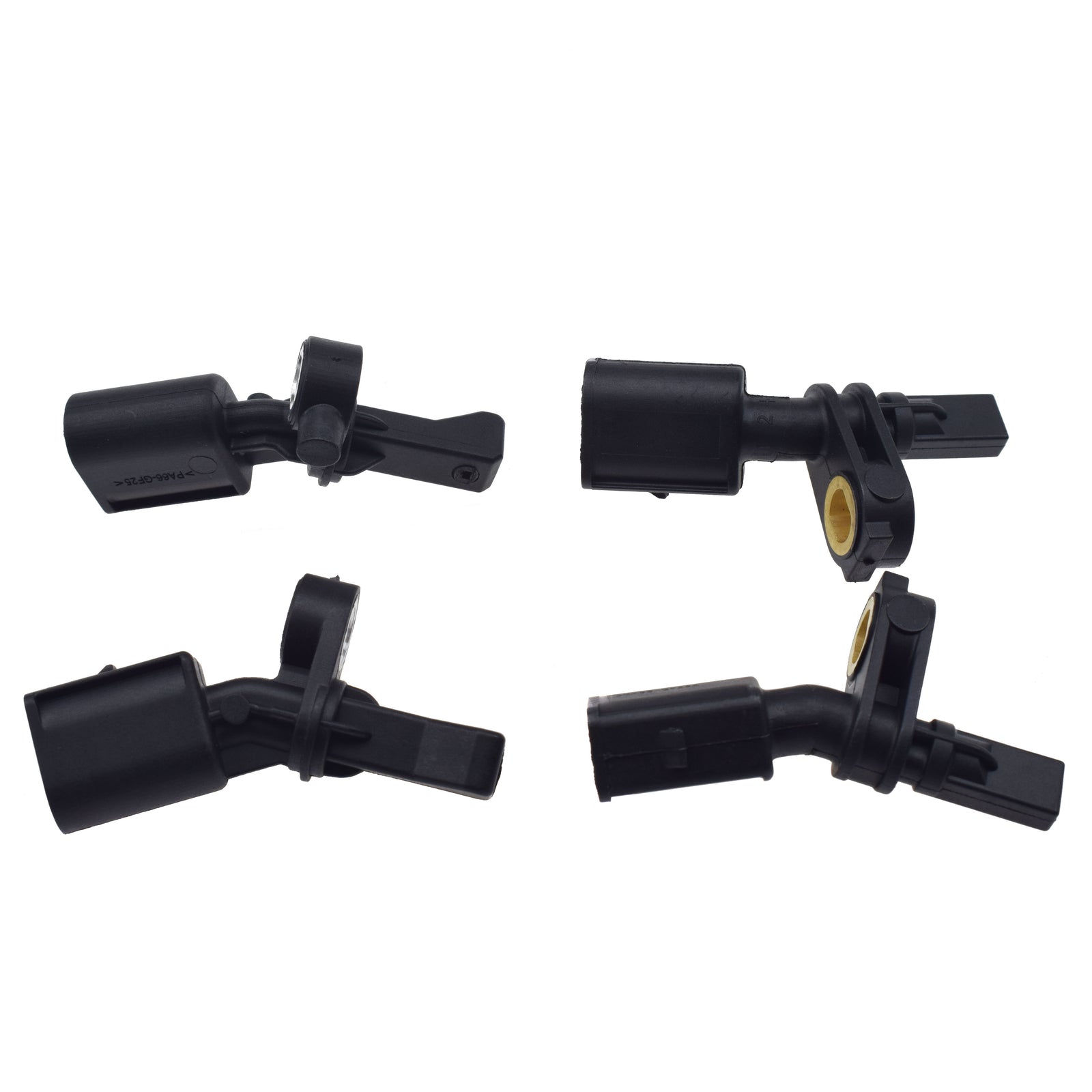ABS wheel speed sensor 4-piece set (front, rear, left, right) suitable for Audi A1 and for VW Polo.