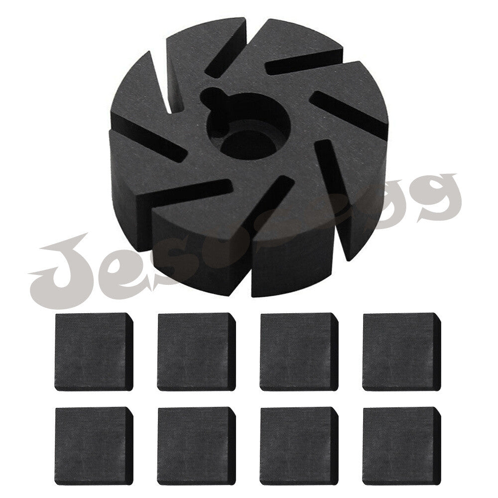 Fits 1998-2005 for Benz S W220 Central Locking Vacuum Pump Motor Impeller Black PSE Q