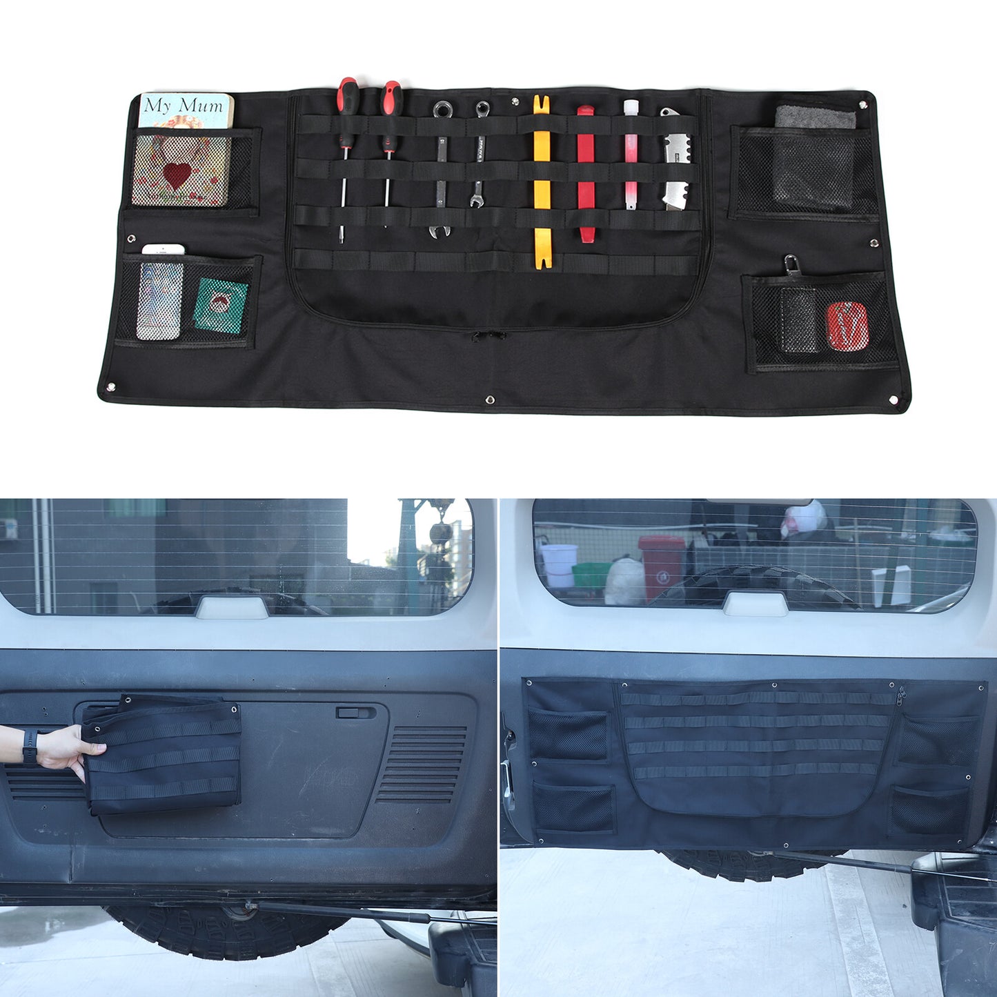 Tailgate tool canvas bag/tool organizer kit for Hummer H3 2005-2009 1 piece Q