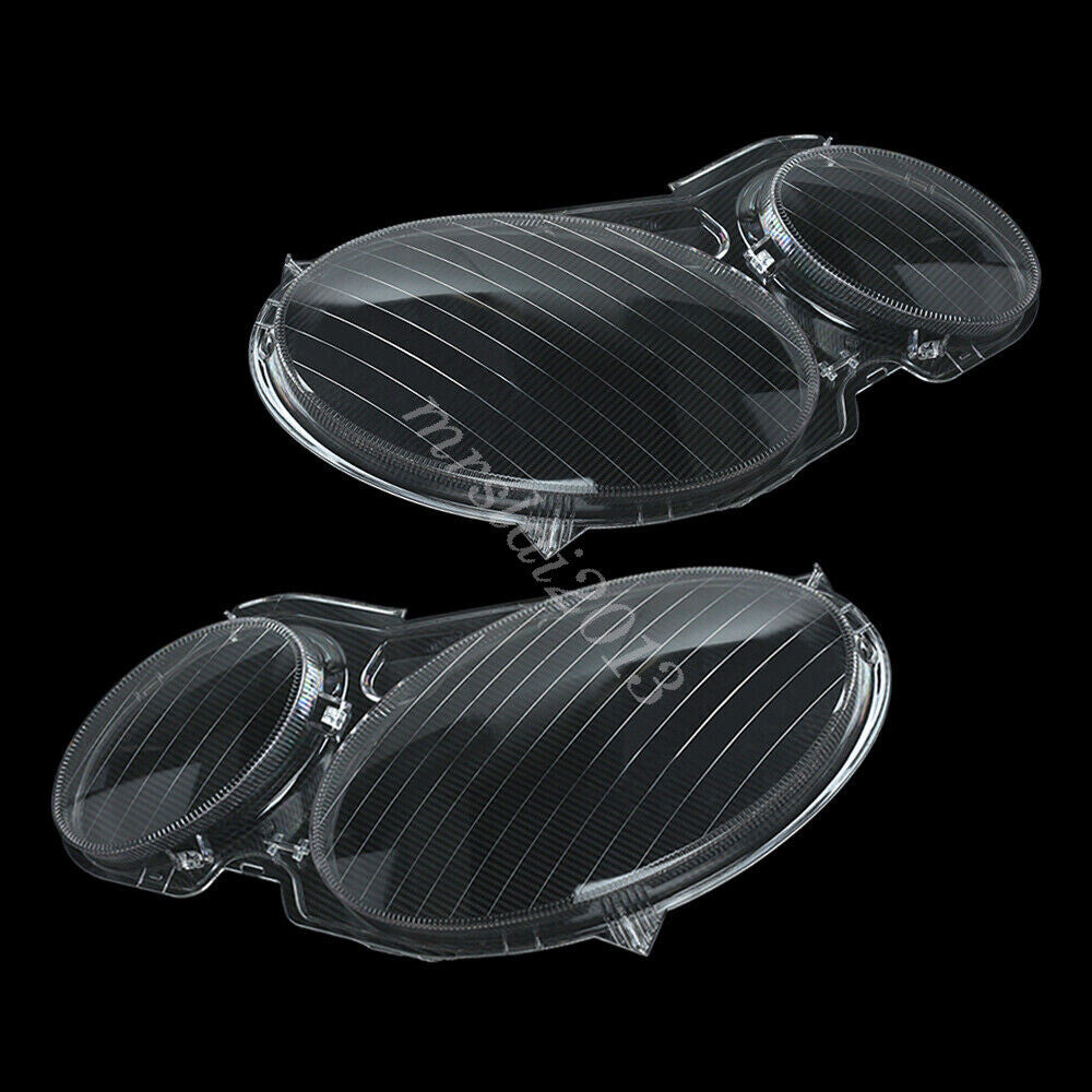 Pair Headlight Clear Lens Cover Replacement For 02-08 for MERCEDES for BENZ E-CLASS W211