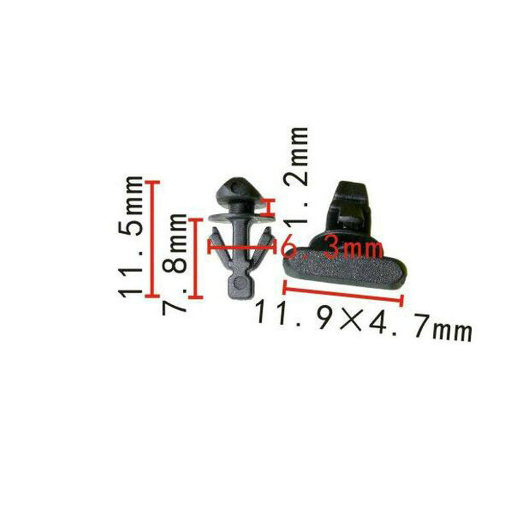 10 Car Rear Door Weatherstrip Seal Retainer Clips for Honda Q